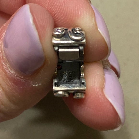 Pandora Tendril Clip Pink CZ - Picture 2 of 2